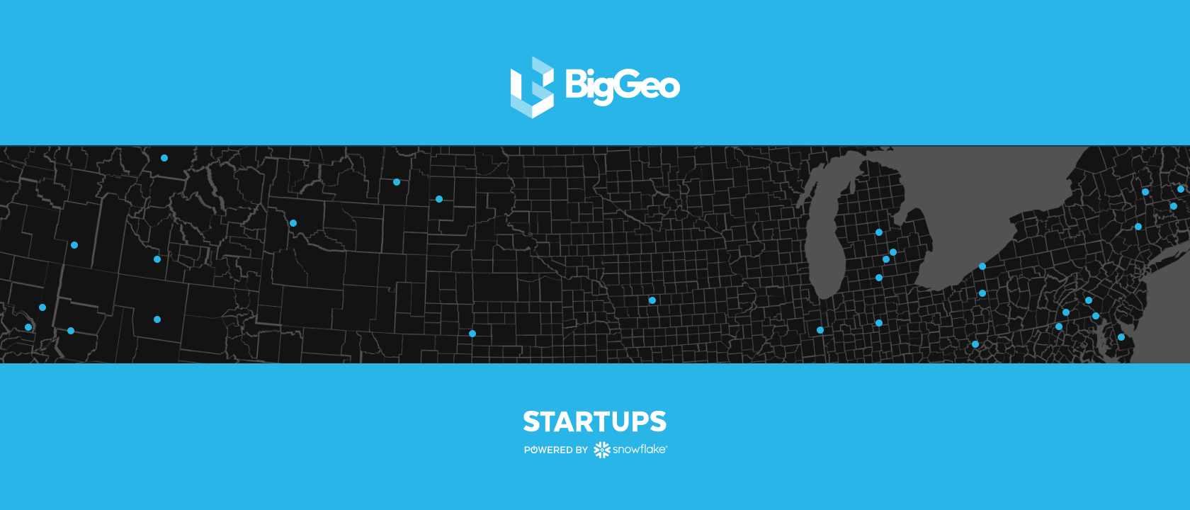 Snowflakeスタートアップの注目ポイント：BigGeo、地理空間インテリジェンスを地図に