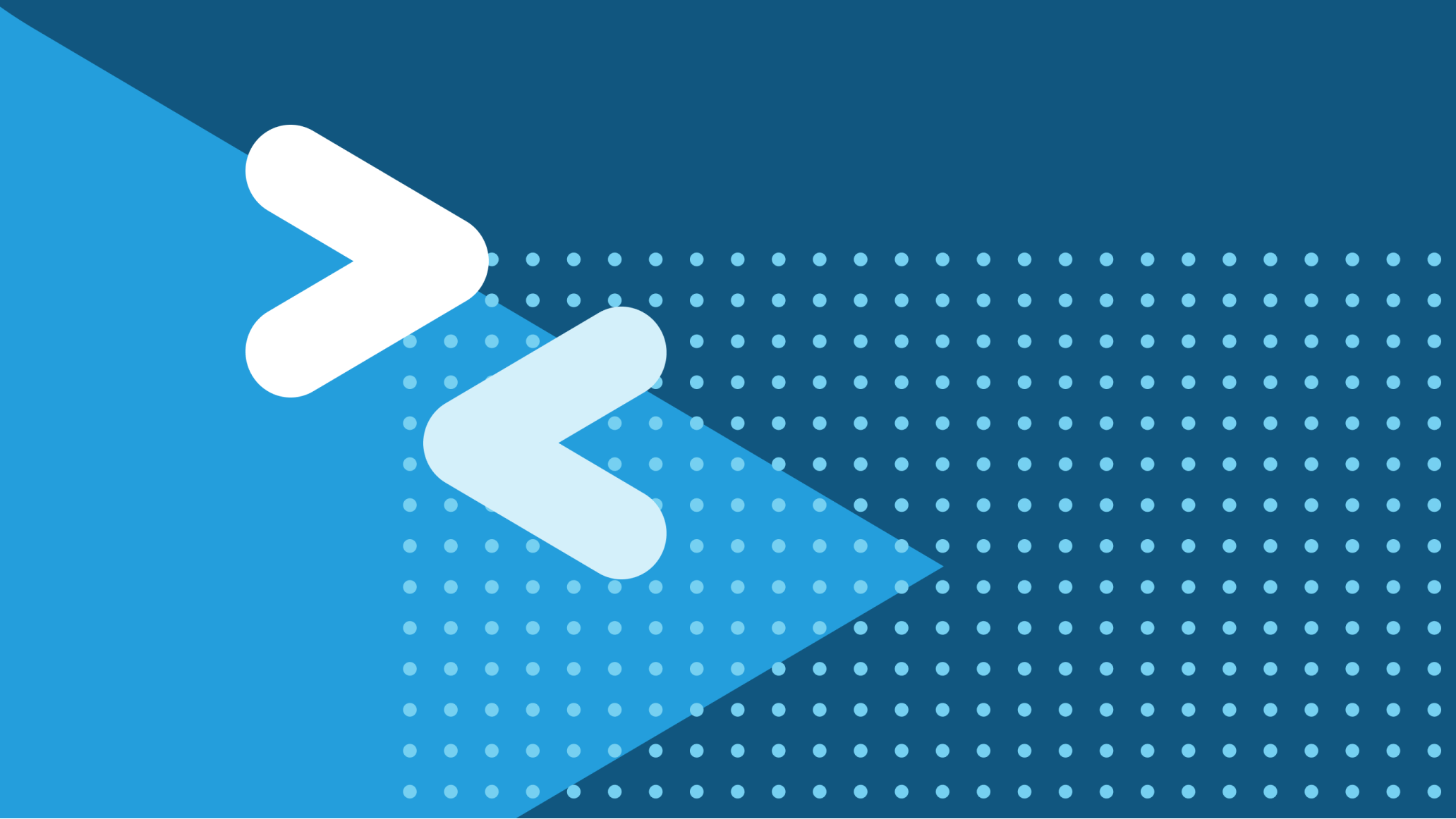 graphic with blue snowflake logo motif