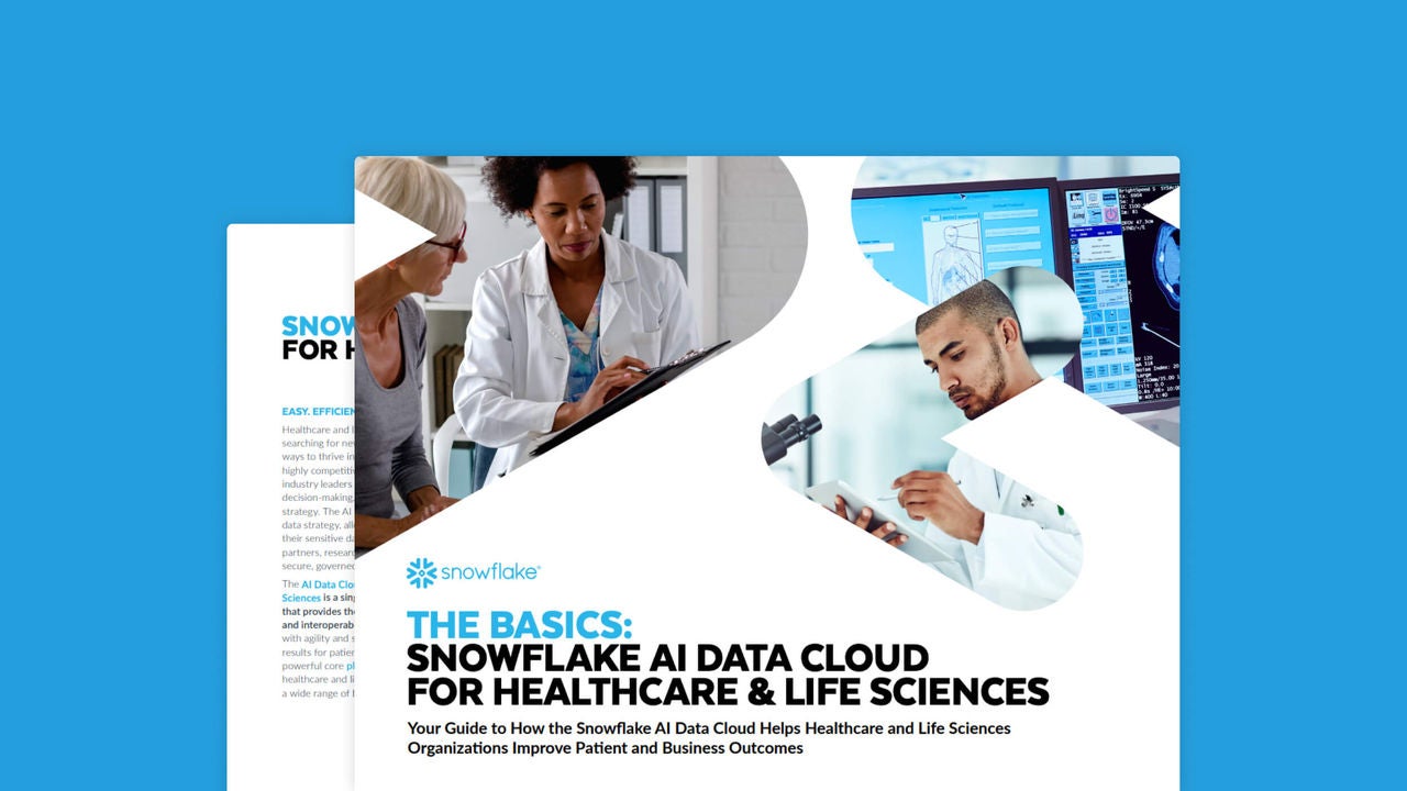 The Basics: AI Data Cloud for Healthcare & Life Sciences ebook cover