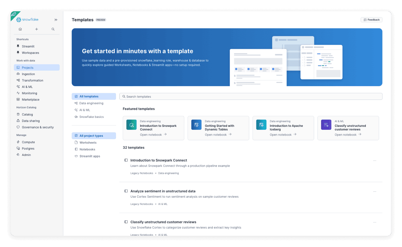 in app templates