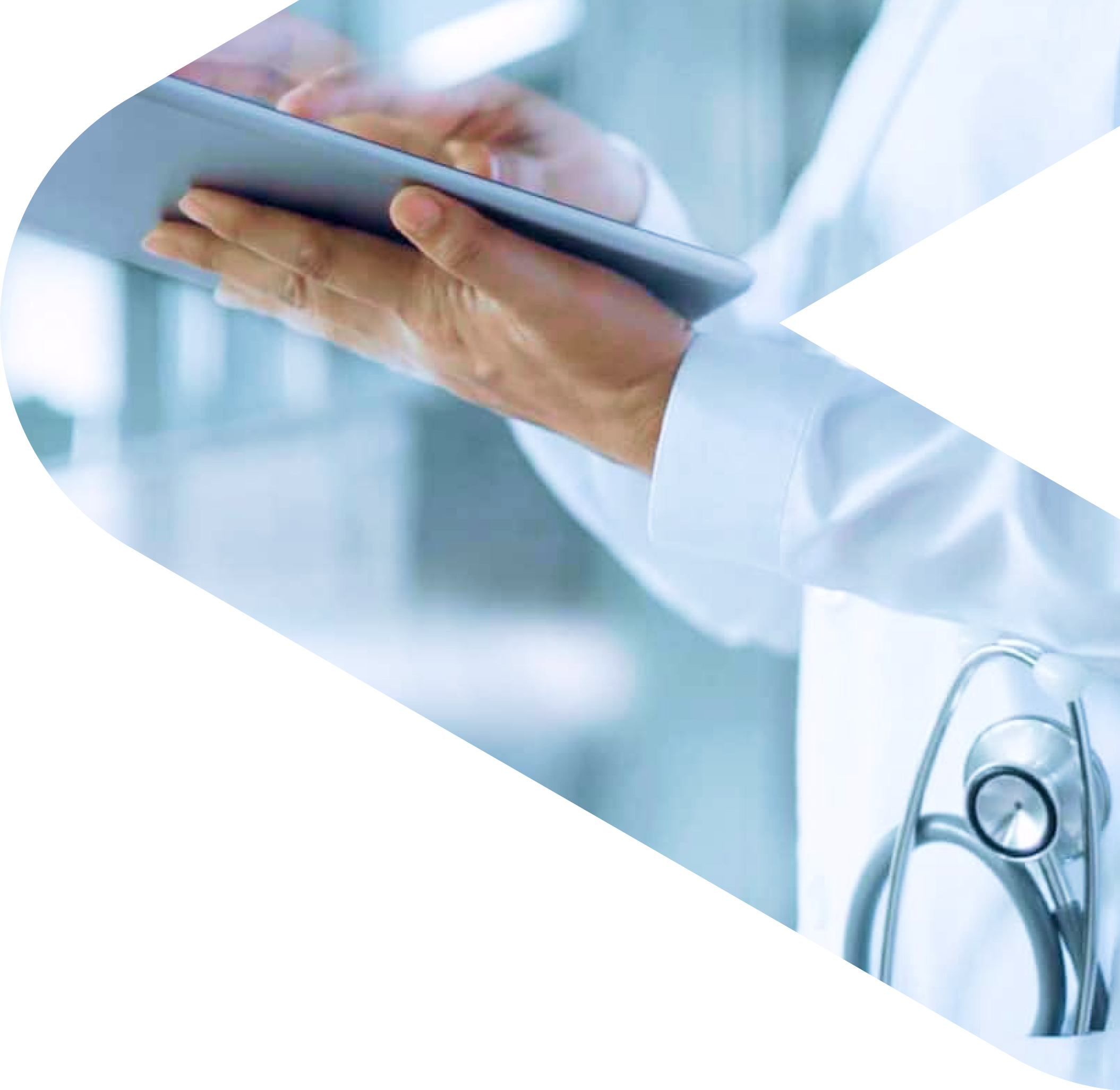 Dr typing on a laptop