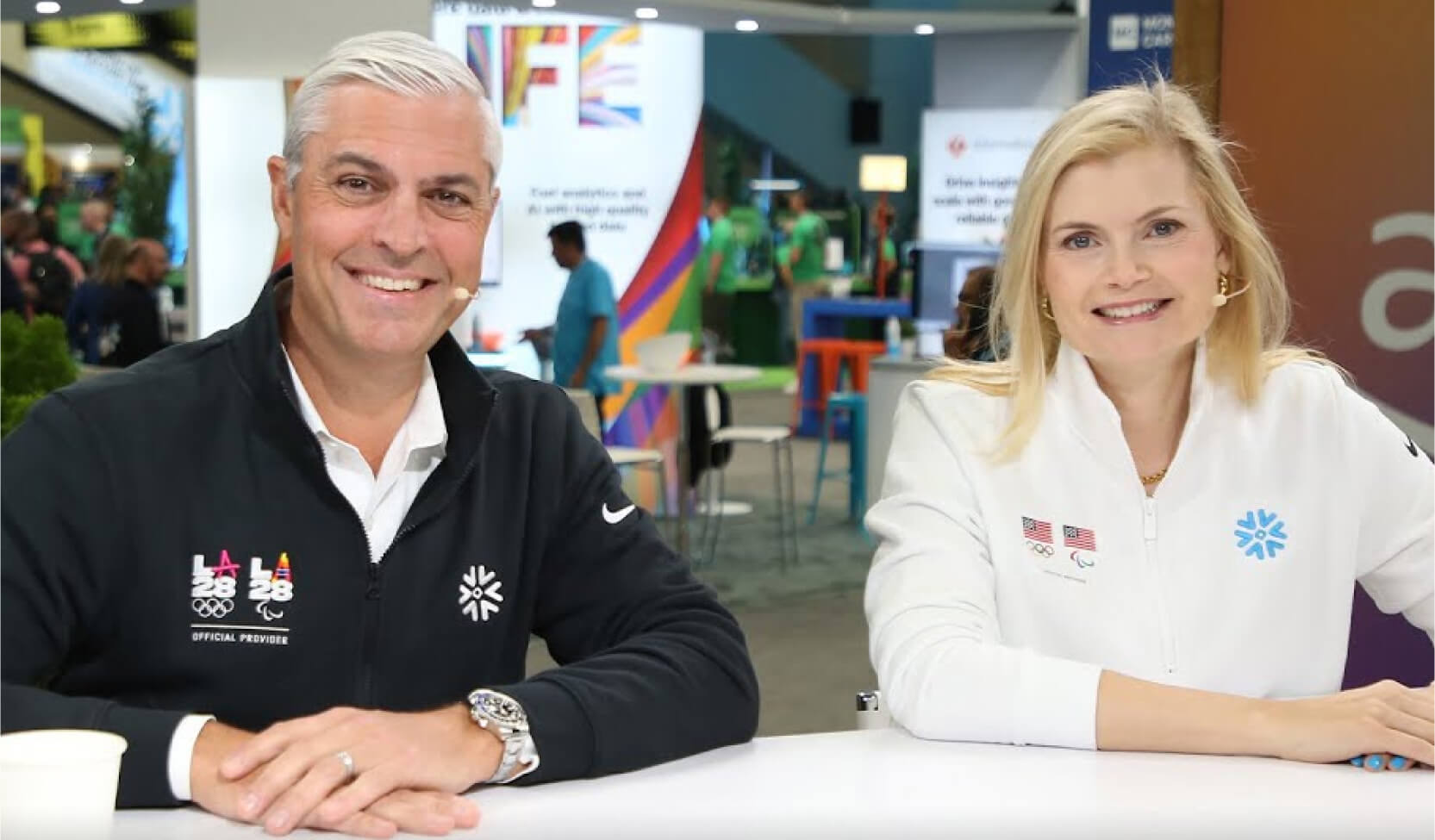 Mike Gannon and Denise Persson