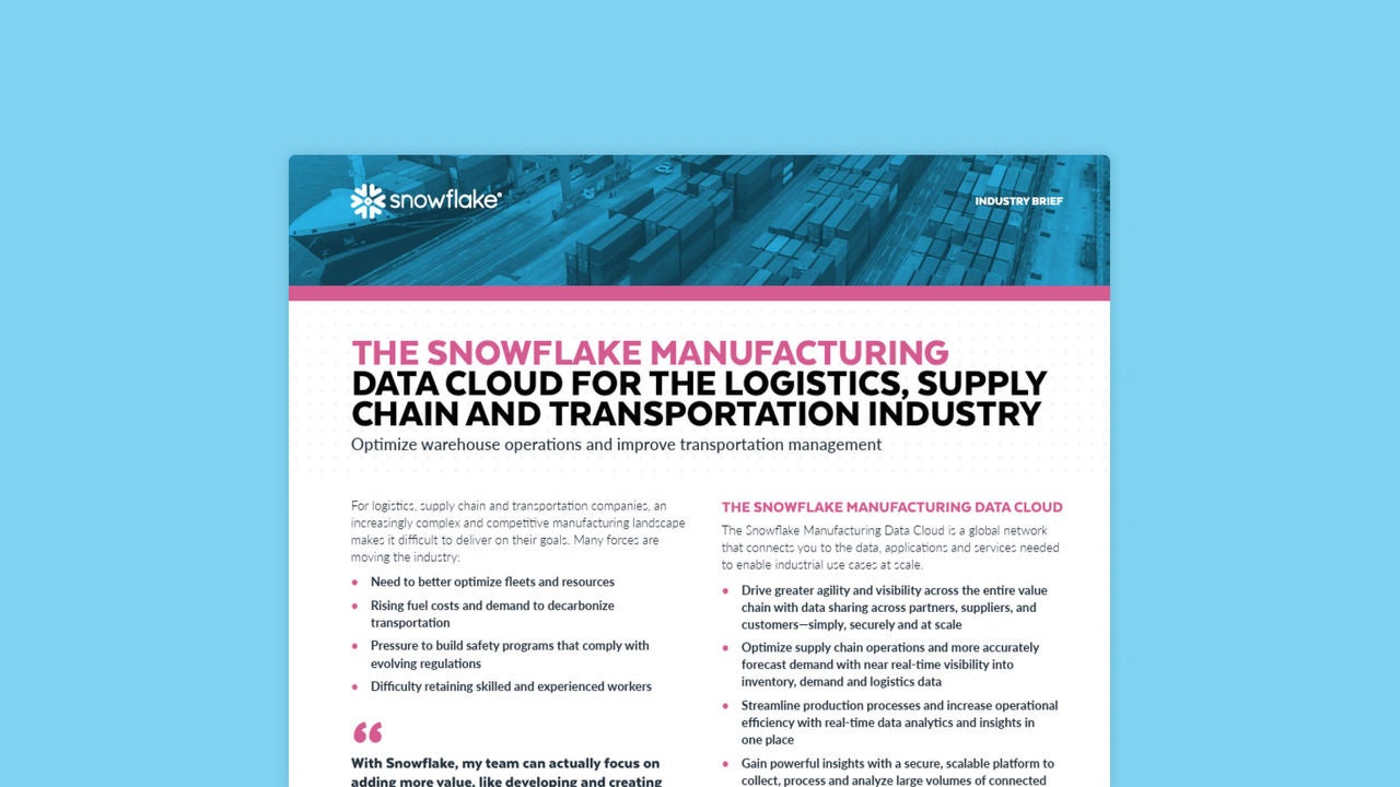 Accelerate Automotive Innovation with Data & AI