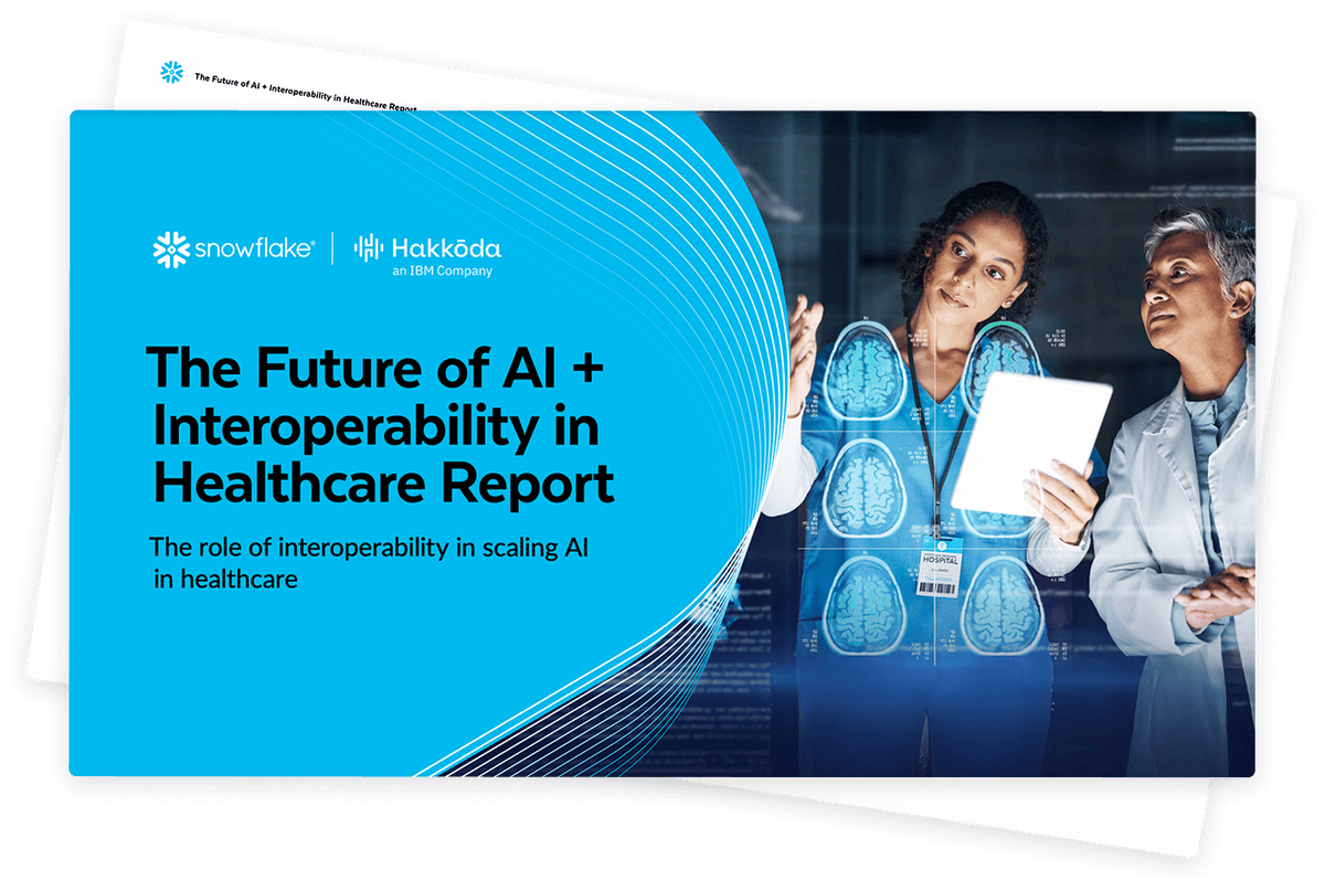 AI in Healthcare: The Future of Interoperability Report