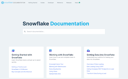 New Snowflake Documentation Site Accelerates Work - Blog