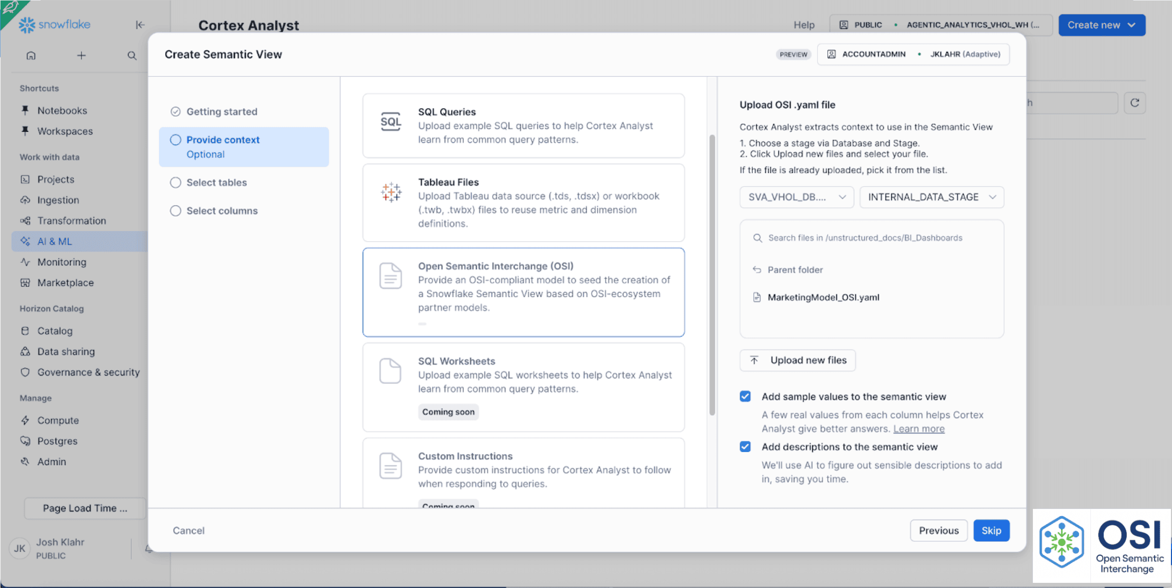 osi screenshot