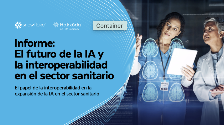 cover image of the future of AI + interoperability in healthcare report