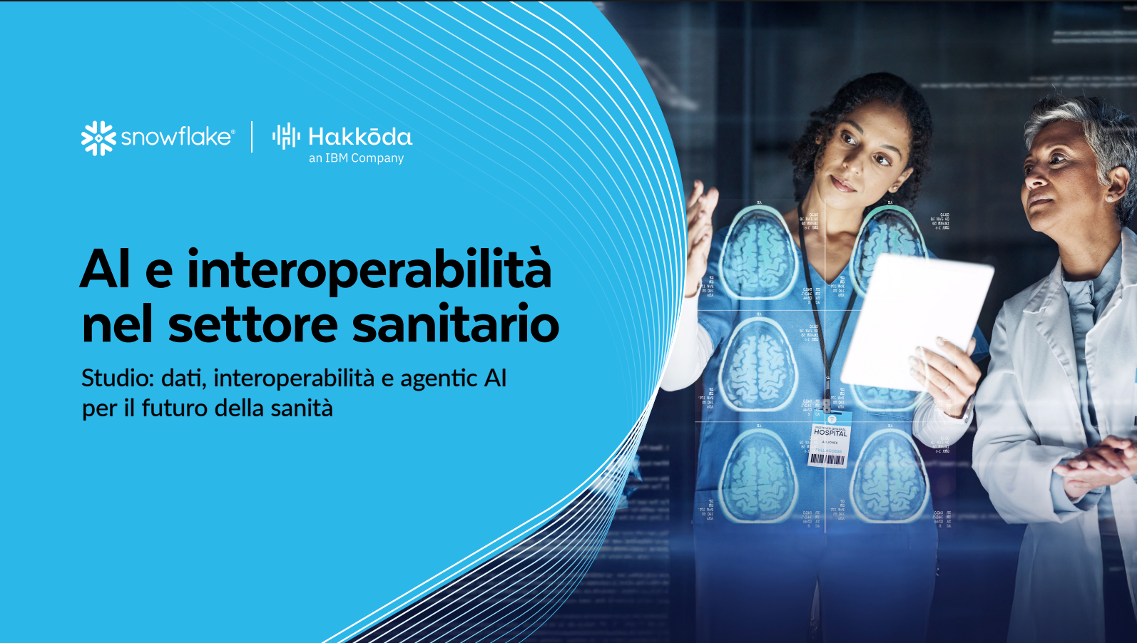 cover image of the future of AI + interoperability in healthcare report
