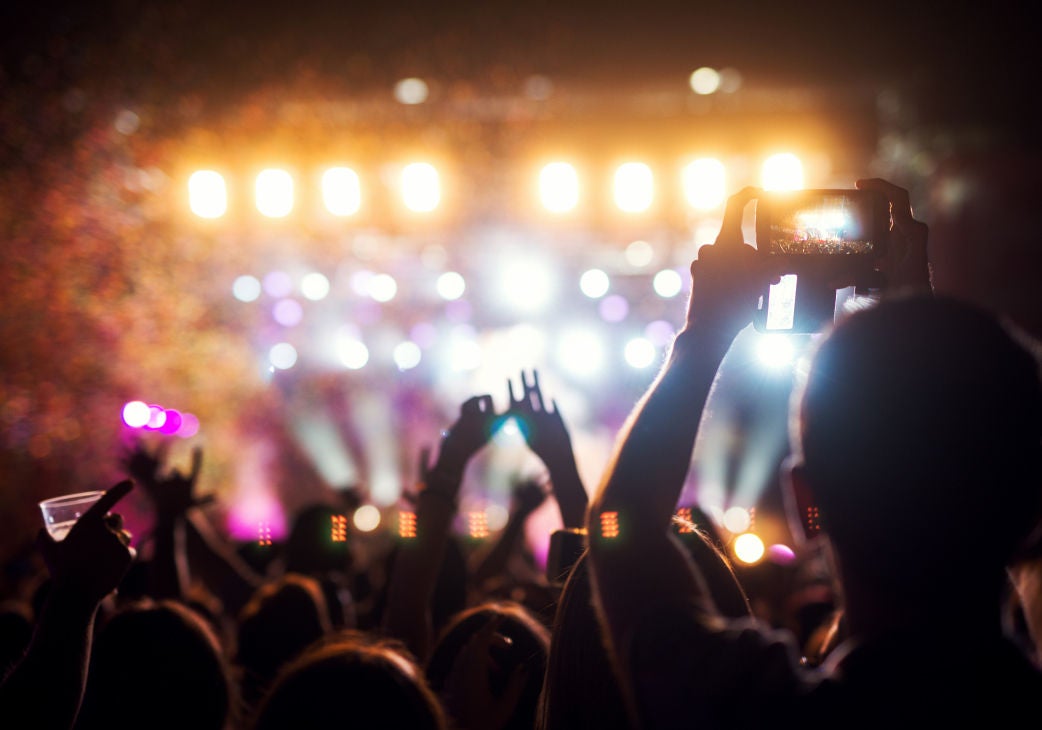 silhouette of a cameraman operator operating a camera