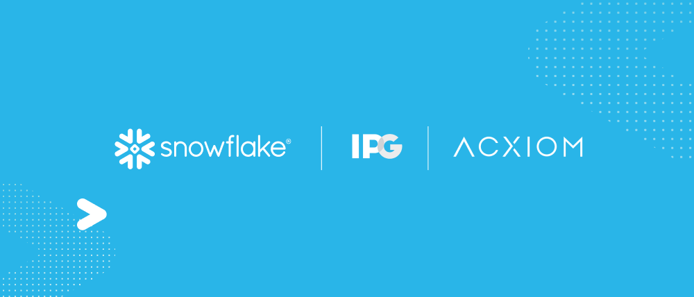 Snowflake Acxiom Partnership PR Banner