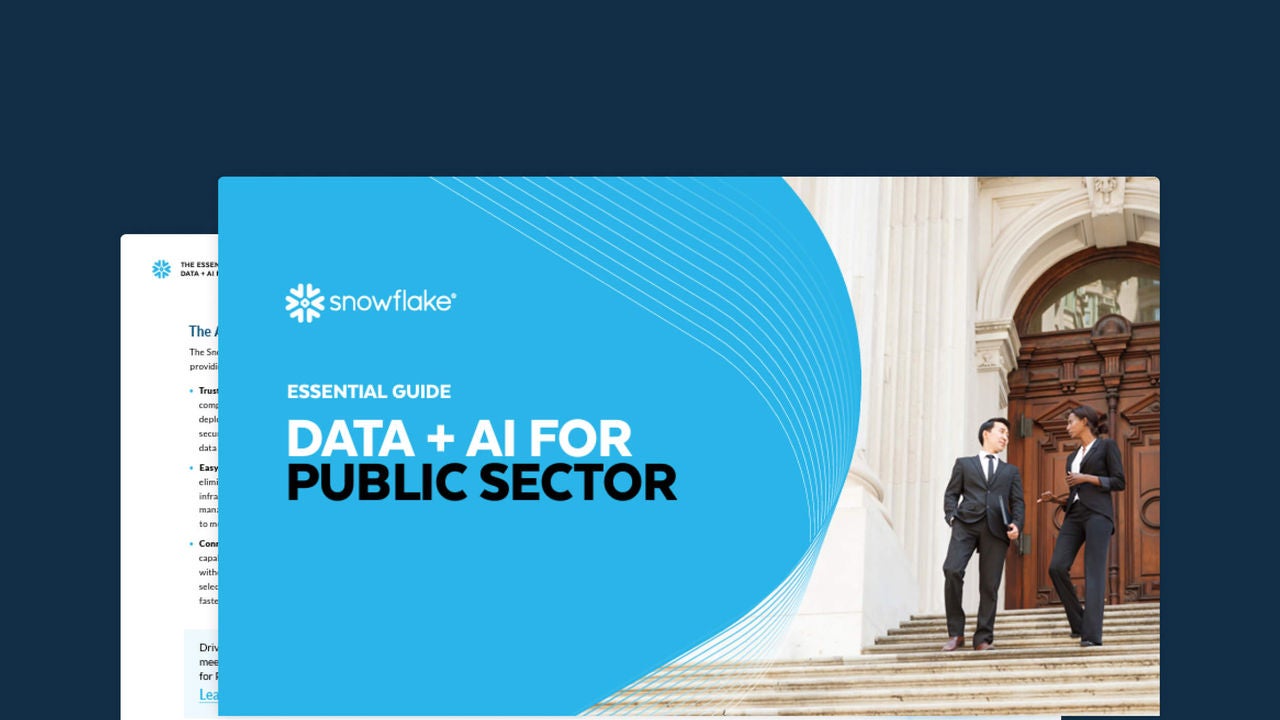 The Essential Guide to Data and AI for Public Sector cover
