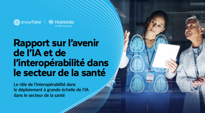cover image of the future of AI + interoperability in healthcare report