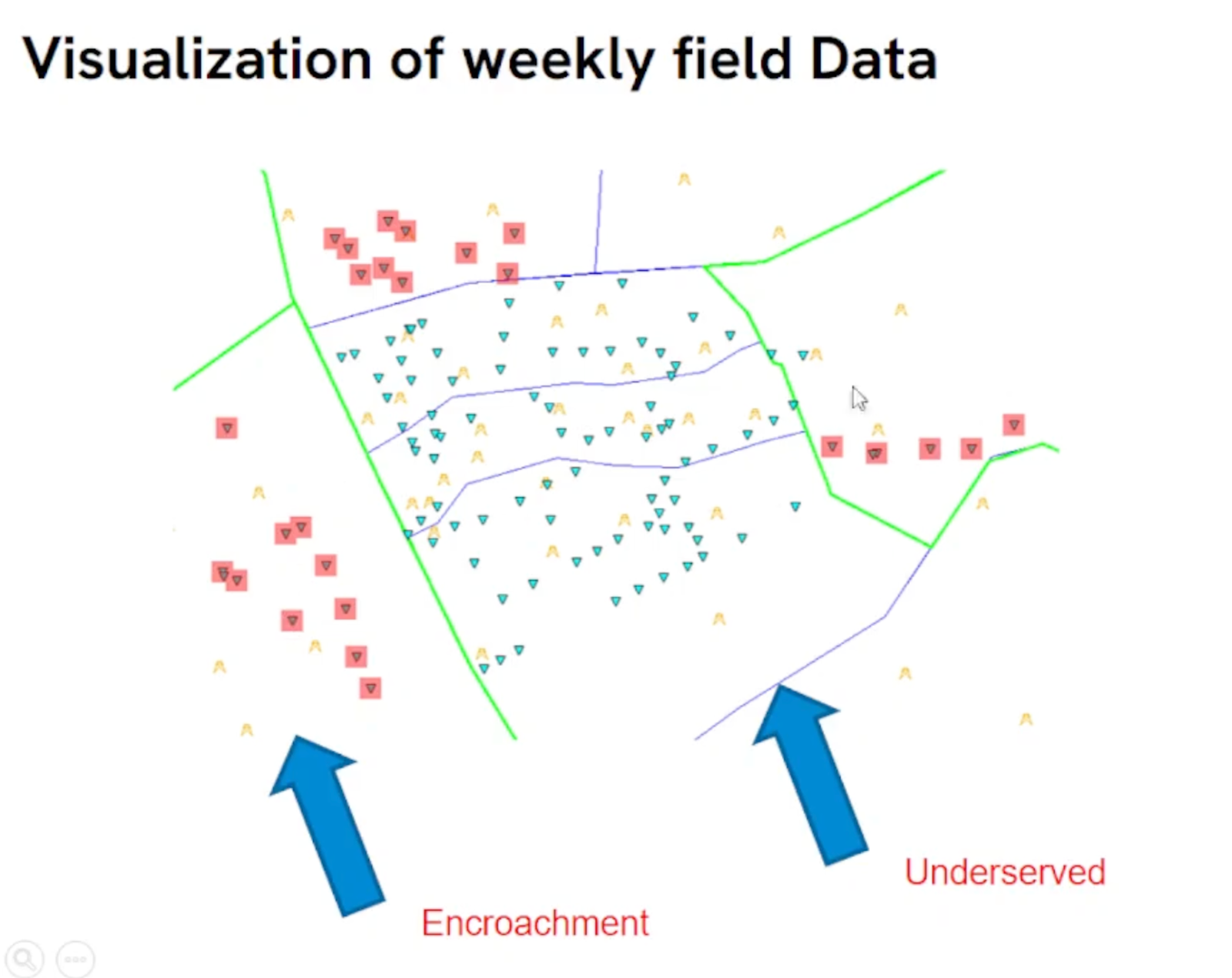 Figure 7: Sales Commandos sometimes do not respect territories when vending SIM cards.