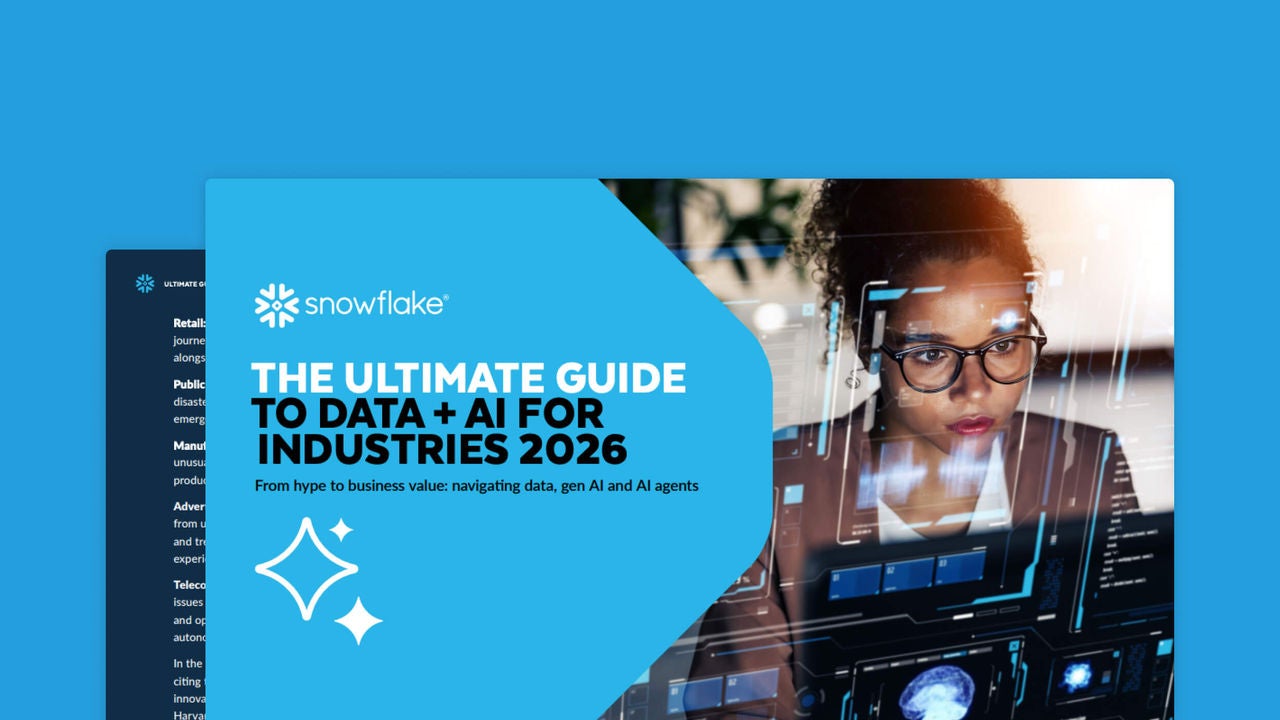 The Ultimate Guide to Data + AI for Industries 2026 cover
