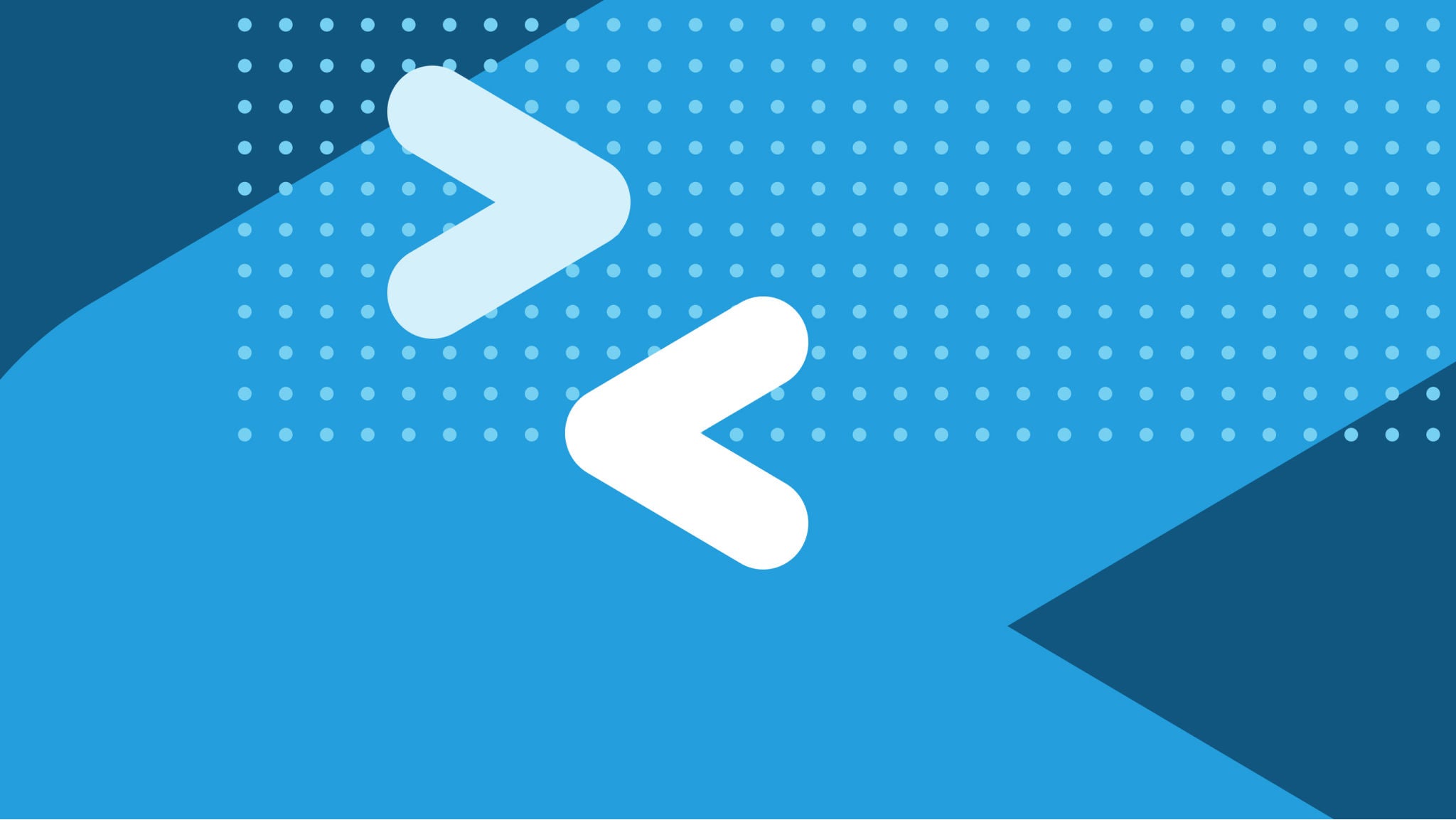 shapes and dots on blue backgrond