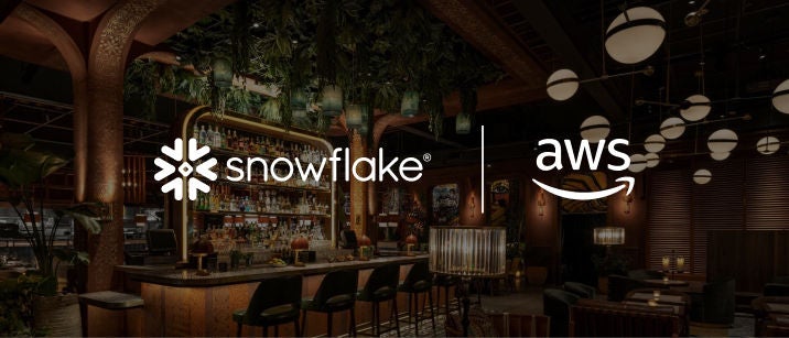 Snowflake and AWS logo
