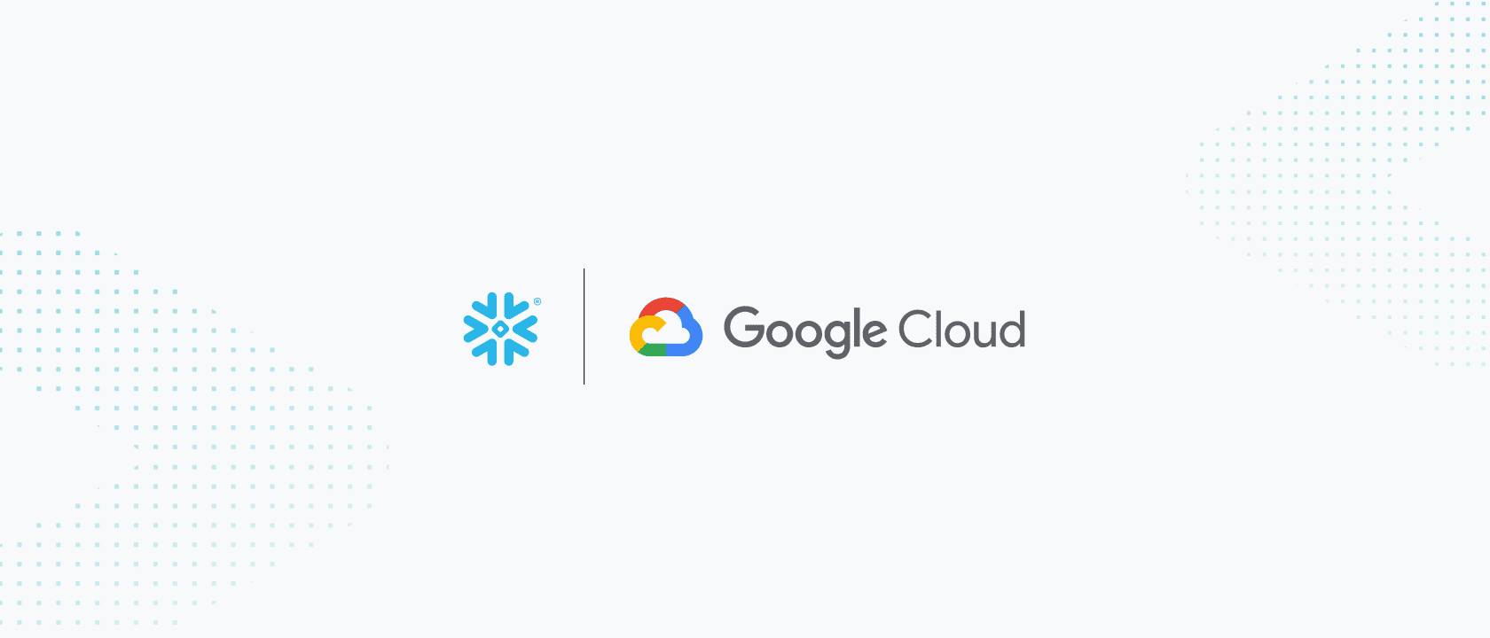 Snowflake and Google Cloud logo