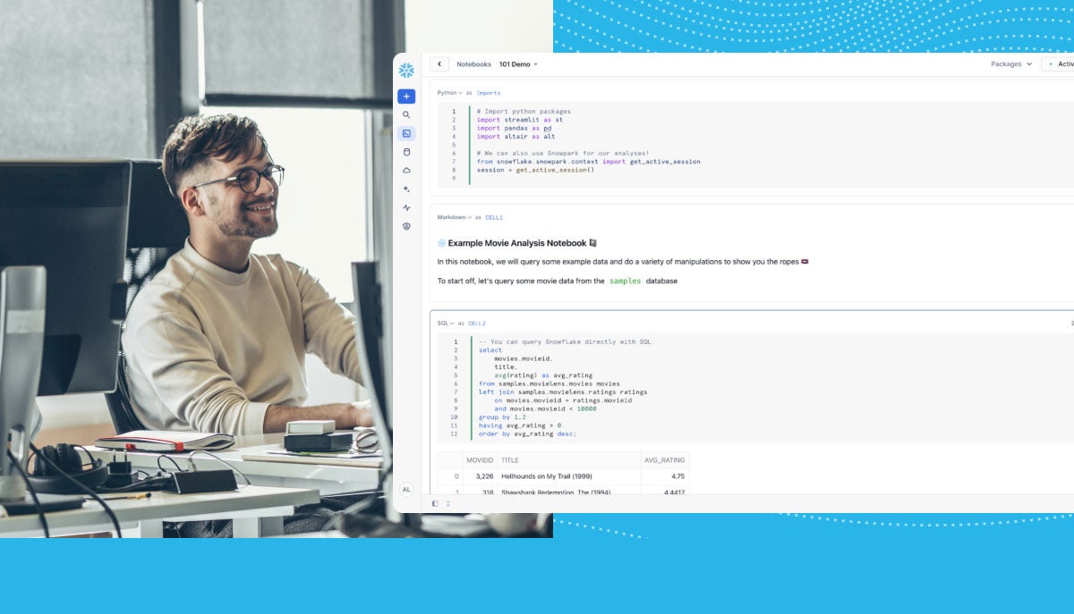 Introducing Snowflake Notebooks, an End-to-End Interactive Environment for Data & AI Teams
