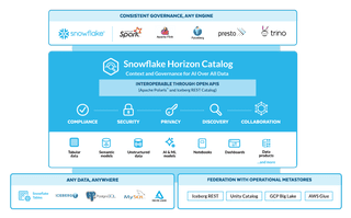 Snowflake Horizon platform diagram