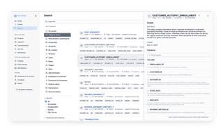 Screenshot of Snowflake Horizon capabilities