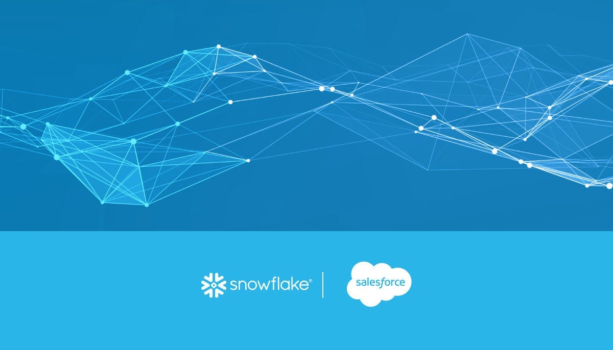 Snowflake and Salesforce logos