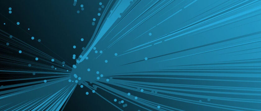 Abstract photo of fiber optic