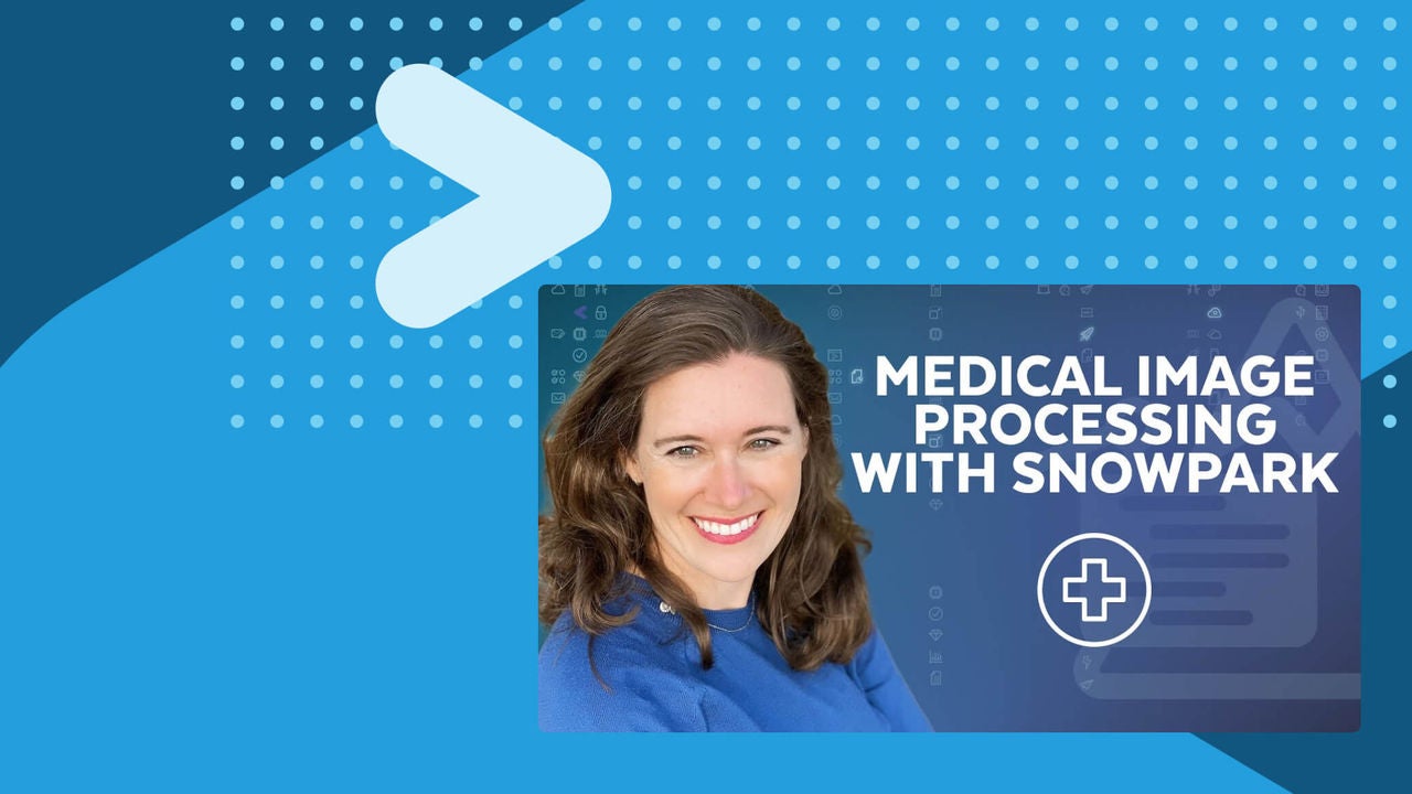 Medical Image Processing with Snowpark