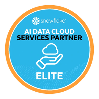 Snowflake AI Data Cloud Elite Services Partner badge