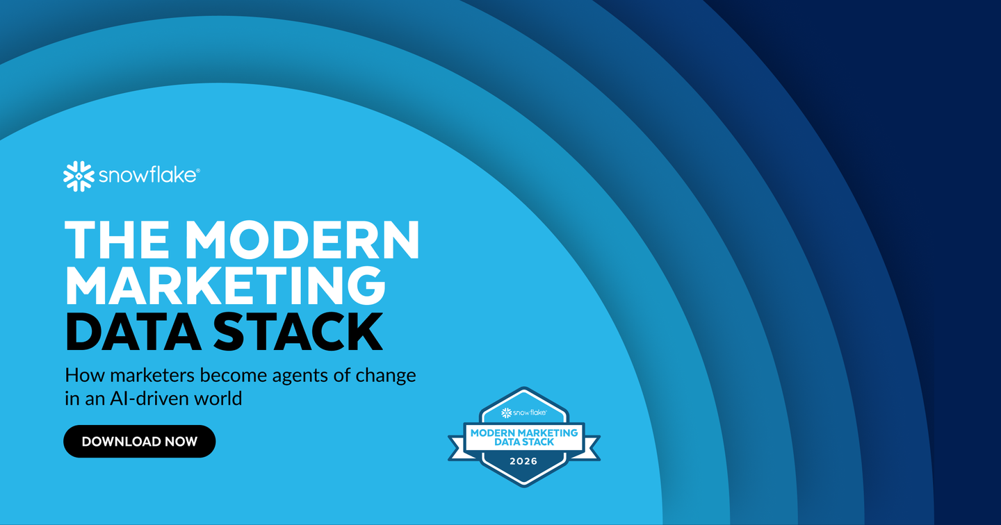 Modern Marketing Data Stack Report 2026 5th Edition | Snowflake