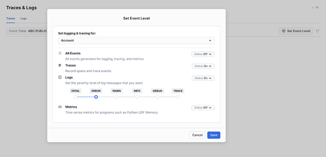 Gain End-to-End Observability with Snowflake Trail