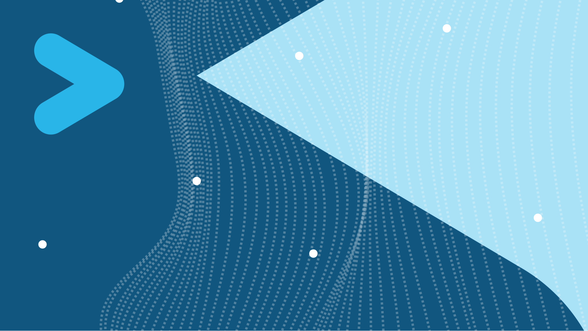 graphic with dark blue snowflake logo motif