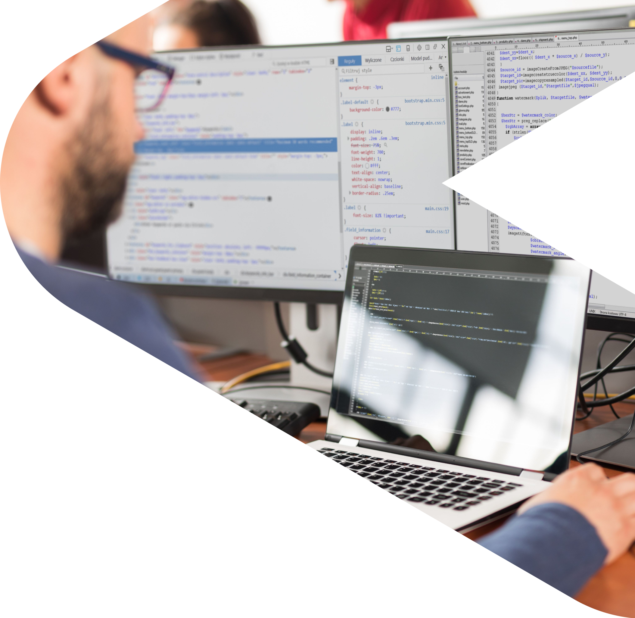 Woman outside at a music festival