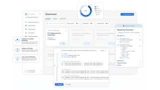 Screenshots of Data Clean Rooms in Snowflake