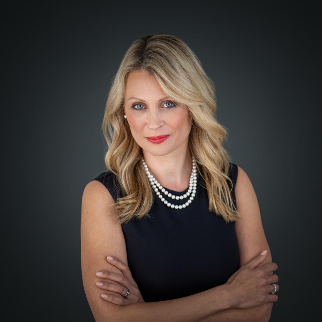 Headshot-style photo of Vera Petrova Dickinson