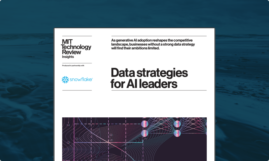 Cover of "Data Strategies for AI leaders" report