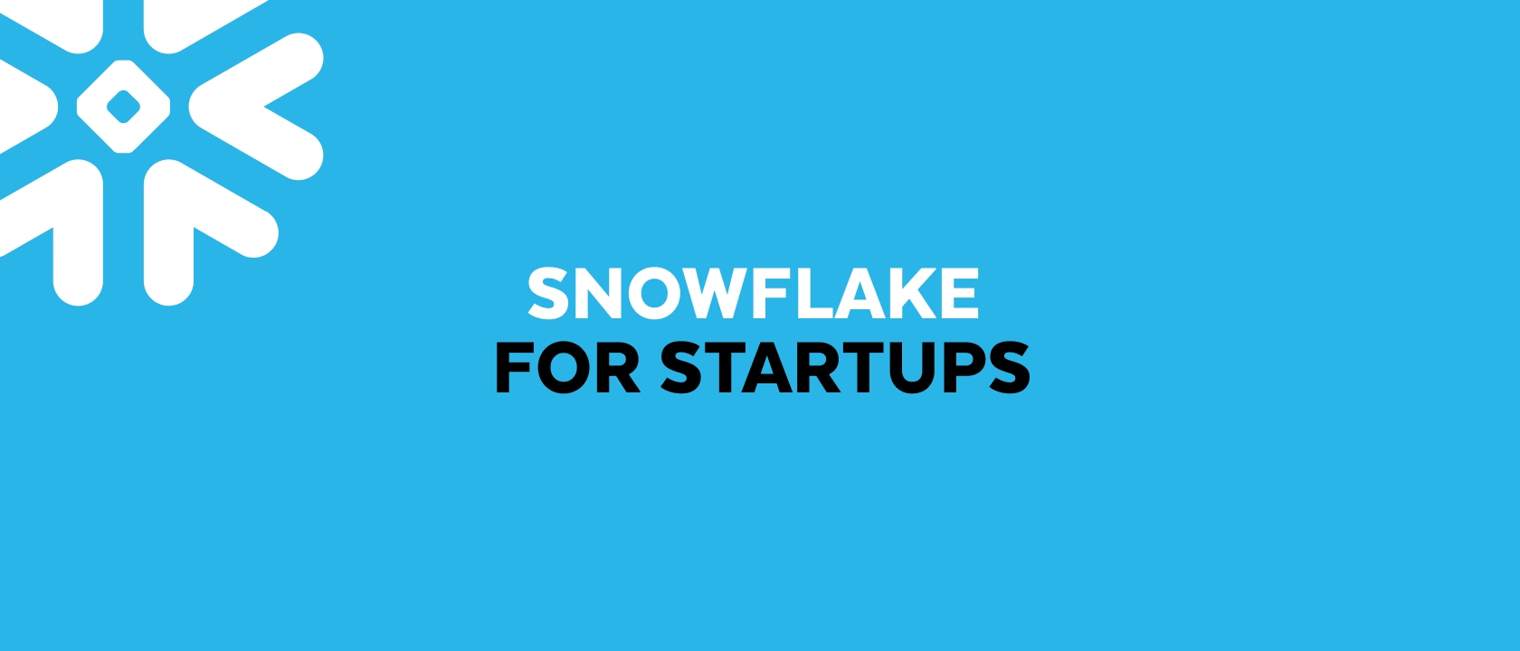 Snowflake for Startups logo