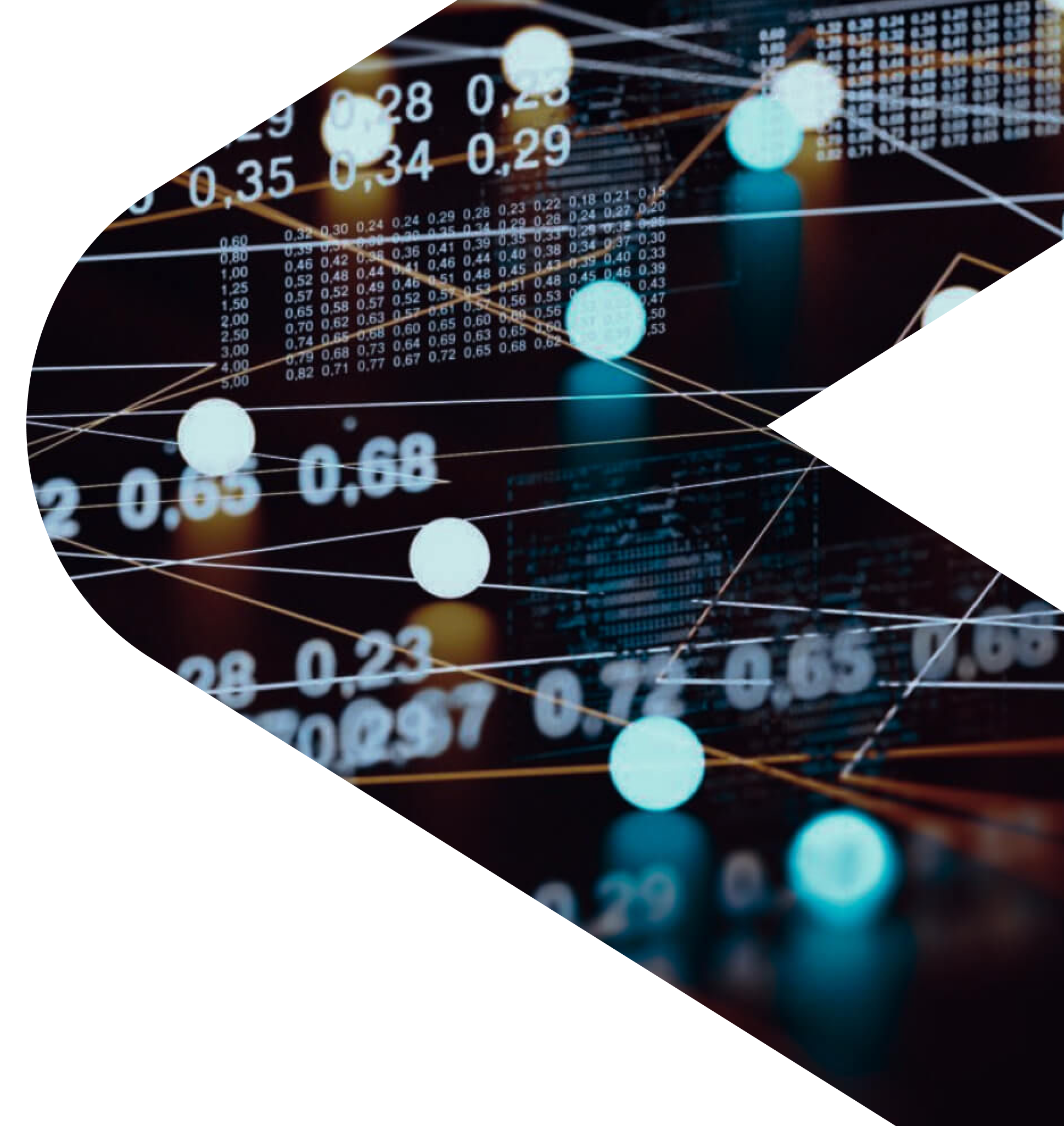 Business man smiling while looking at a computer