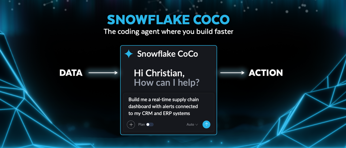 Snowflake CoCo: The Coding Agent for Faster Enterprise AI
