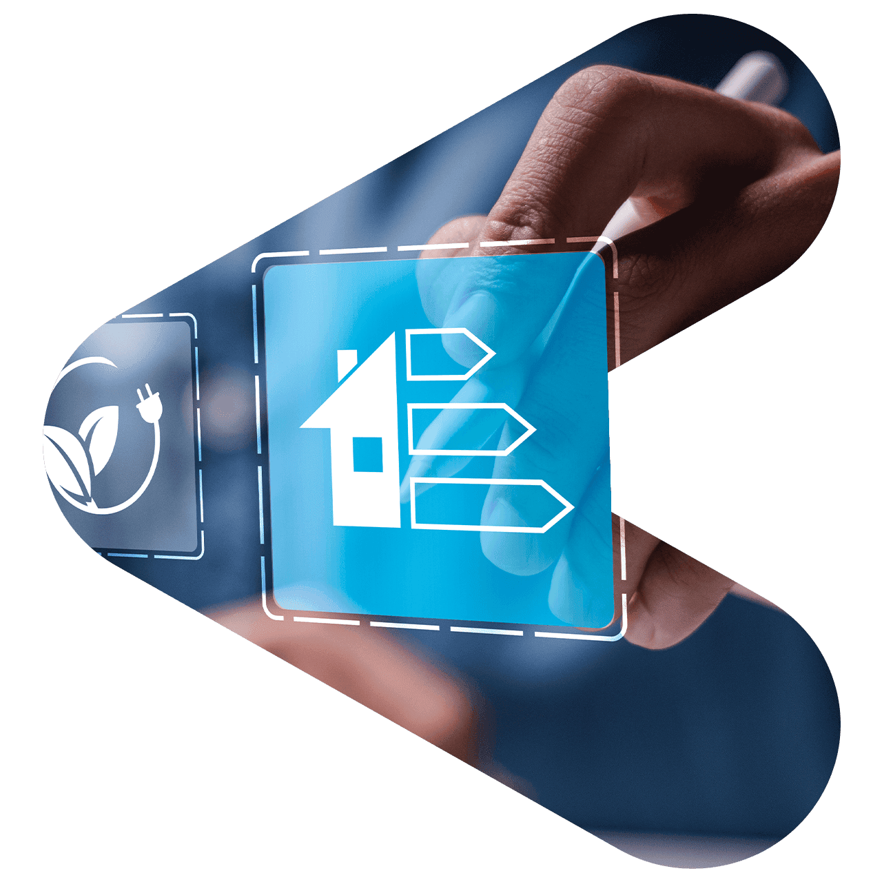 AIST hero chevron image