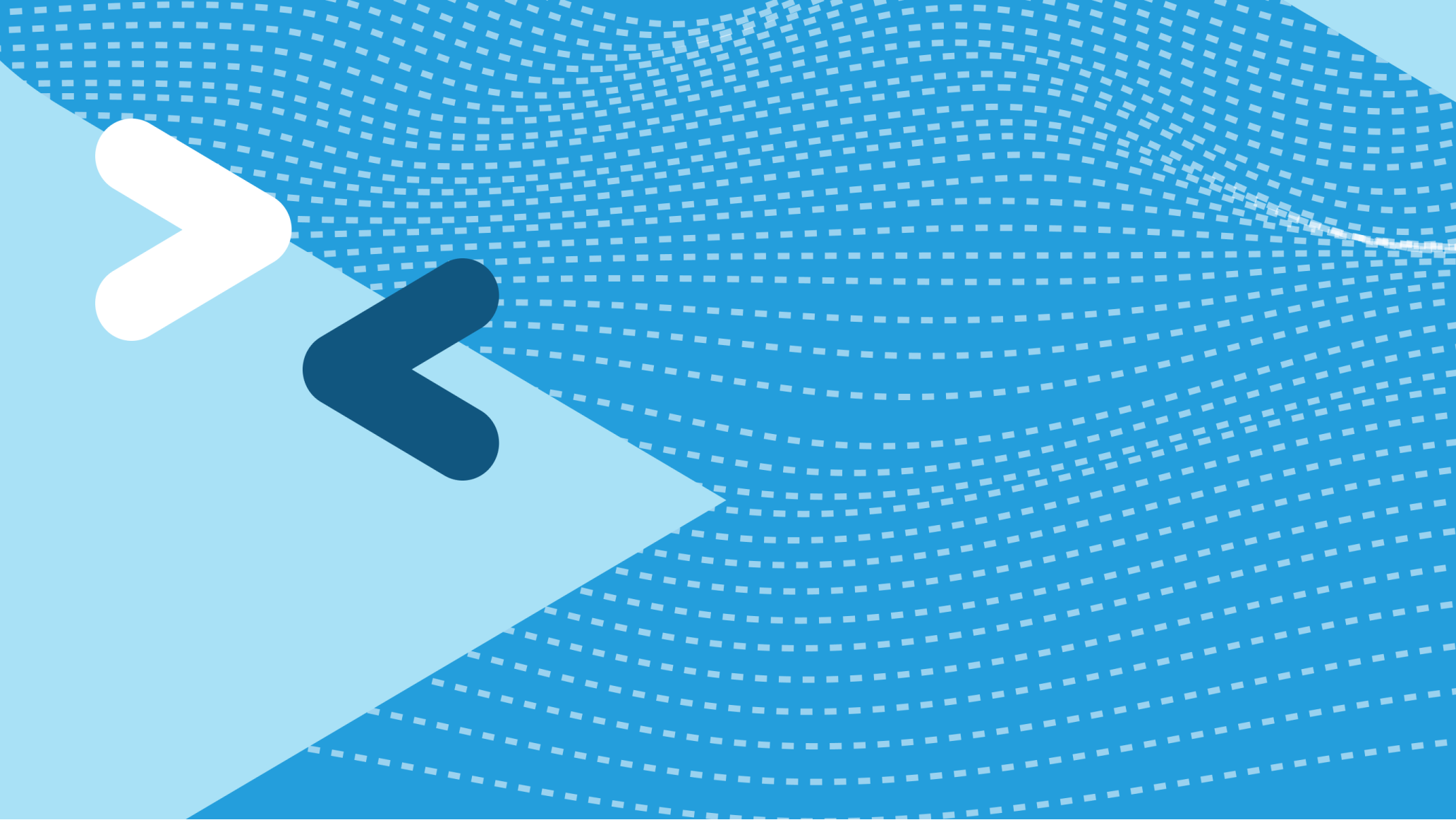 graphic with blue snowflake logo motif