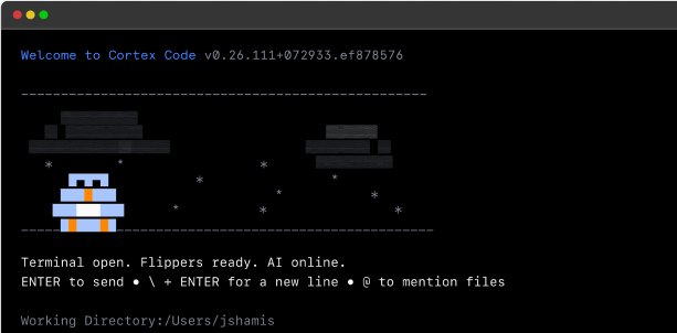 cortex code cli ui