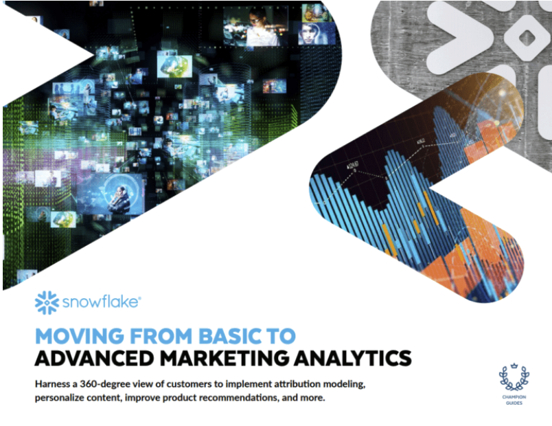 Moving from Basic to Advanced Marketing Analytics cover for ebook