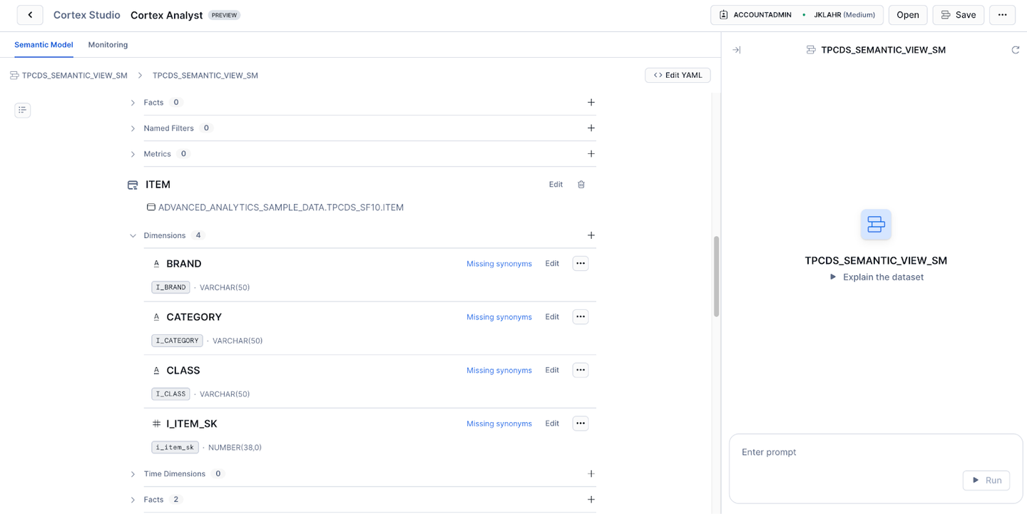Snowflake’s Native Semantic Views: AI-Powered BI for the Enterprise