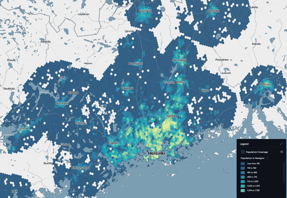 Locale Coverage Wolt Enhances Local Markets with Geospatial Analytics