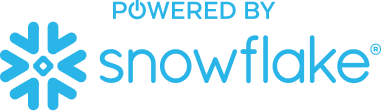 Powered by Snowflake logo