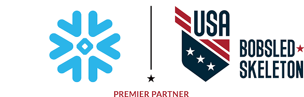 Snowflake Logo and USA Bobsled & Sekelton logo