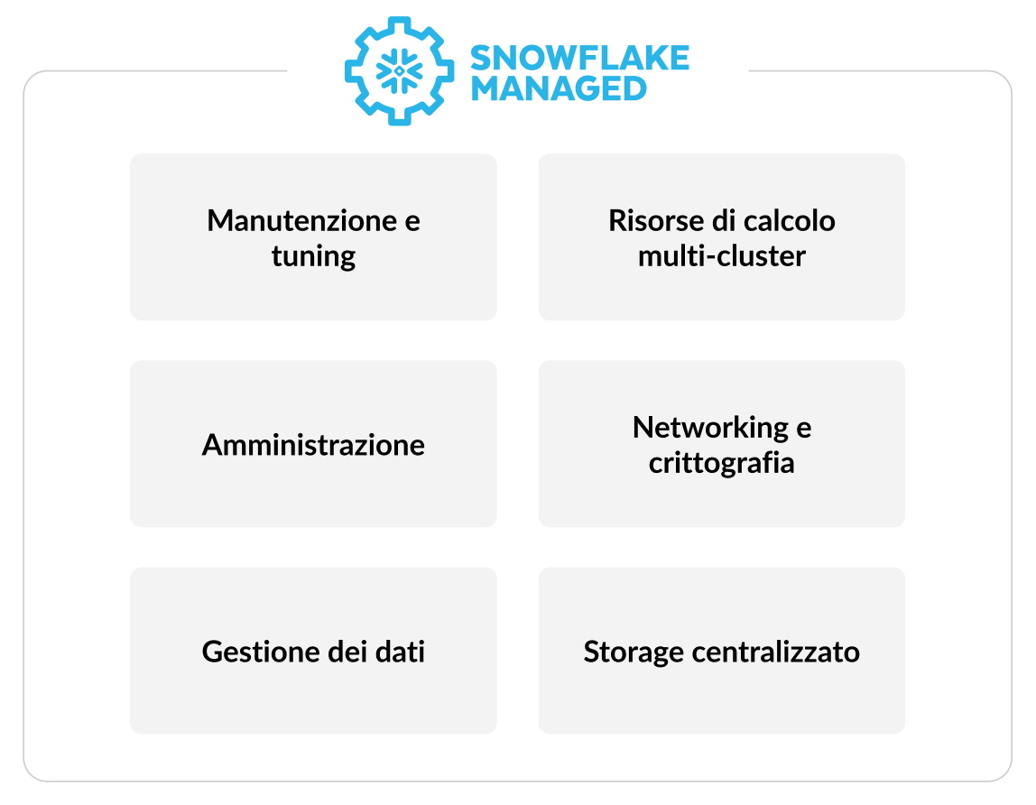 Fully managed services on Snowflake