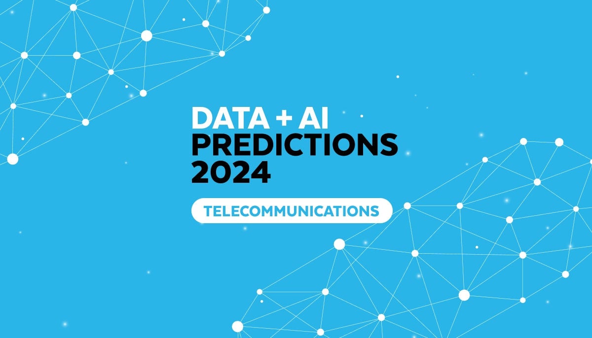 2024年の通信におけるデータ＋AIの予測TOP4