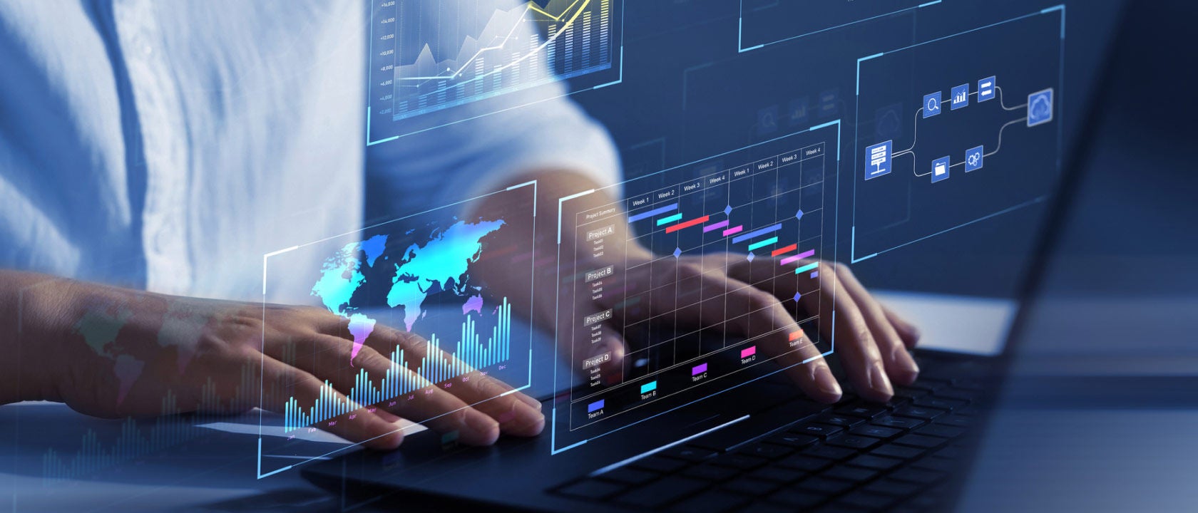 Abstract image of technology