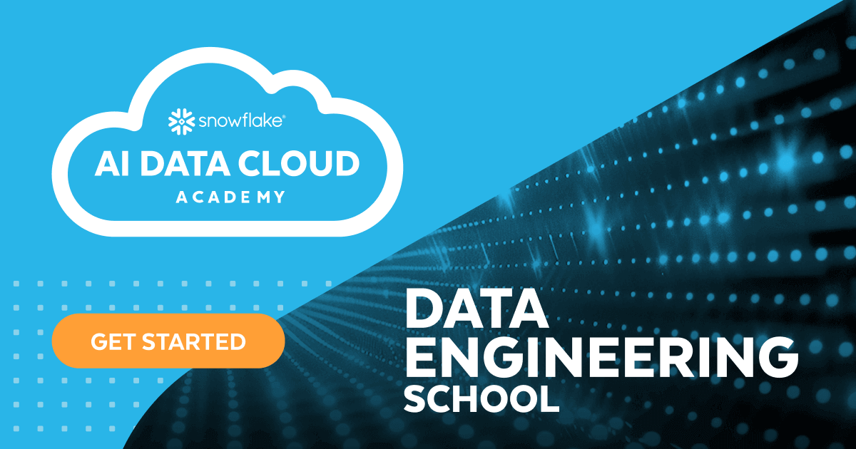 AI Data Cloud Academy Data Engineering School